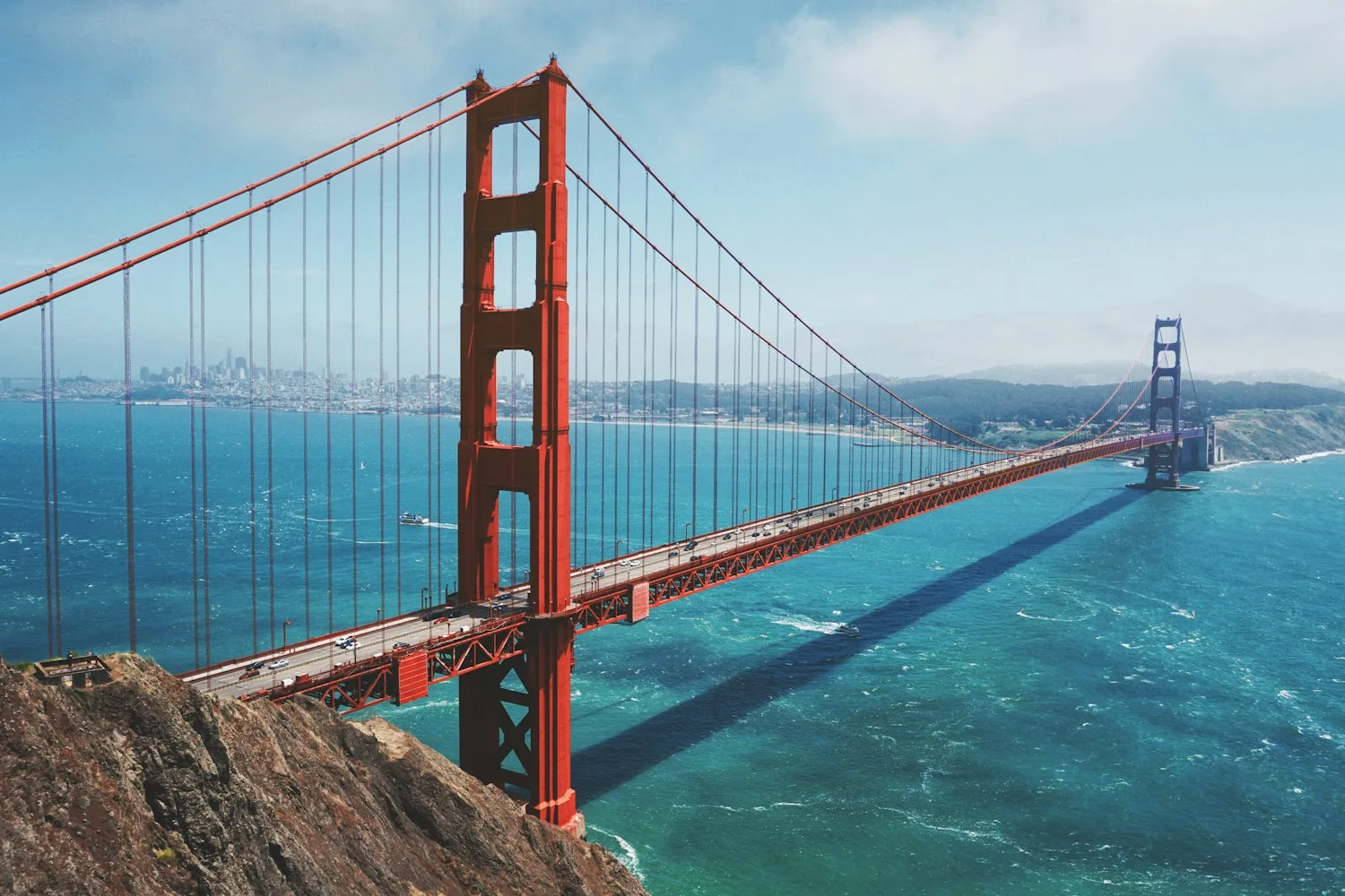 The Golden Gate Bridge in San Francisco